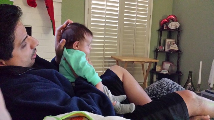 Watching TV With Daddy