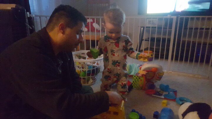 Playing legos With Daddy