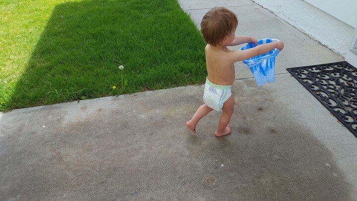 Playing In The Sprinklers