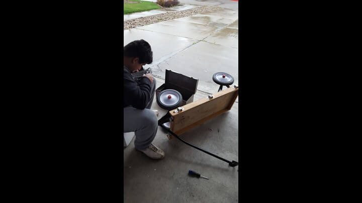Daddy Getting The Wagon Ready