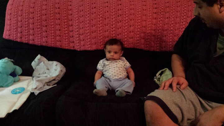 Sitting Like A Big Boy