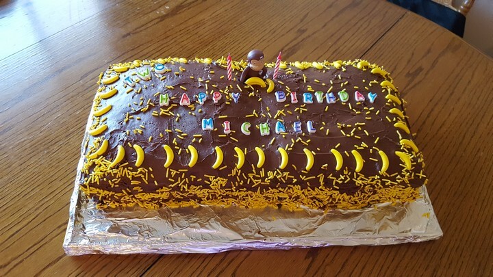 Michael's Curious George Cake