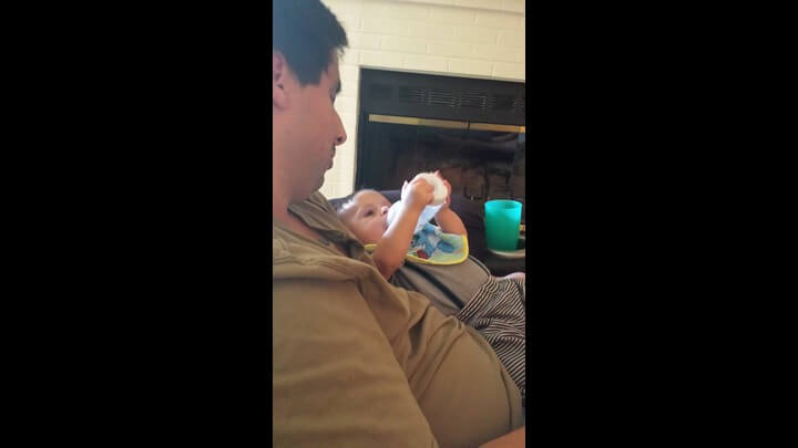 Michael Holding The Bottle By Himself