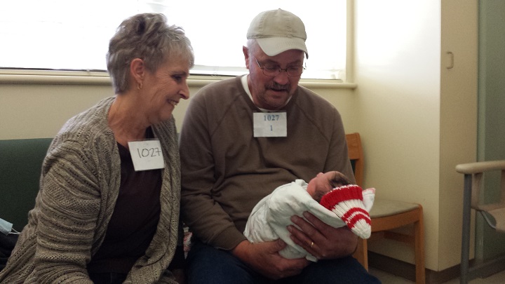 Michael Meeting Grandparents