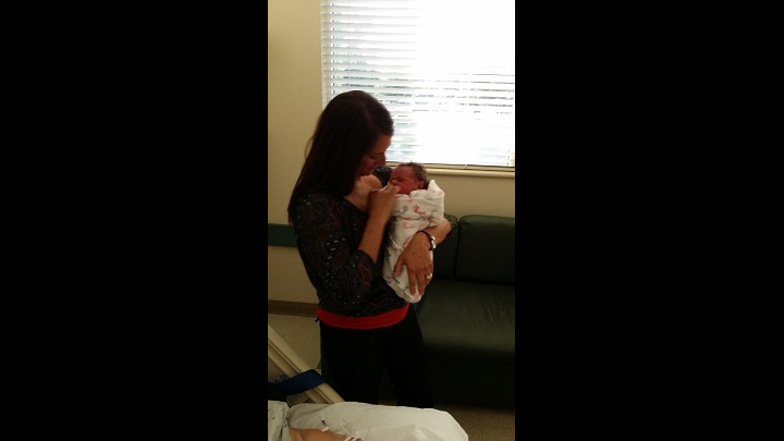 First Time Holding Michael