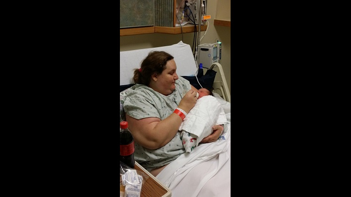 Mommy Feeding Me For The First Time