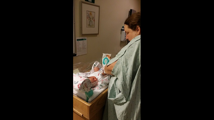 Mommy Changing Me For The First Time