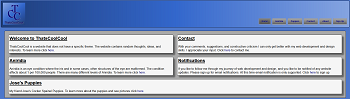 ThatsCoolCool homepage animation affects