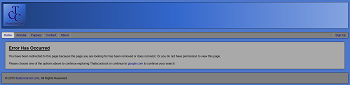 ThatsCoolCool webpage error message